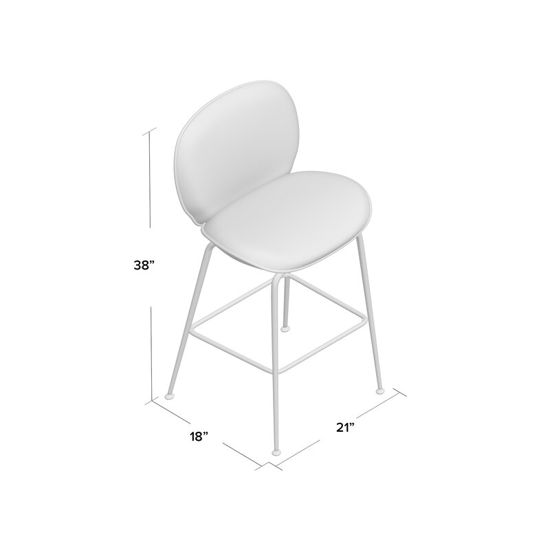 Bhreatnach 26.5" Counter Stool (Set of 2) - Image 2