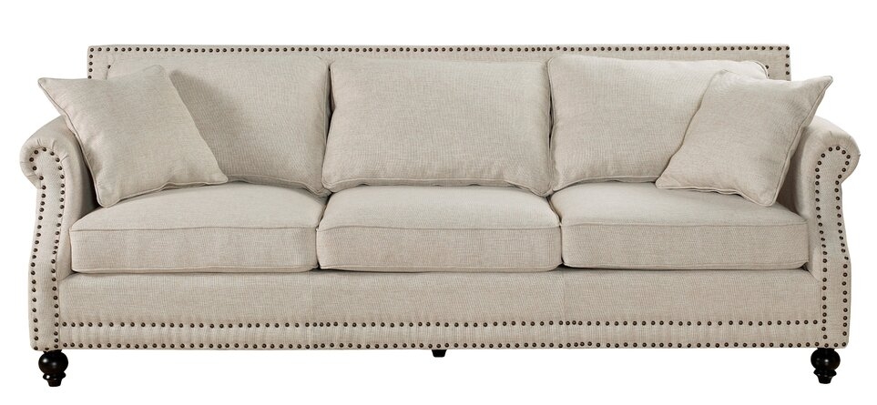 Cadwell 90.6" Rolled Arm Sofa - Image 0