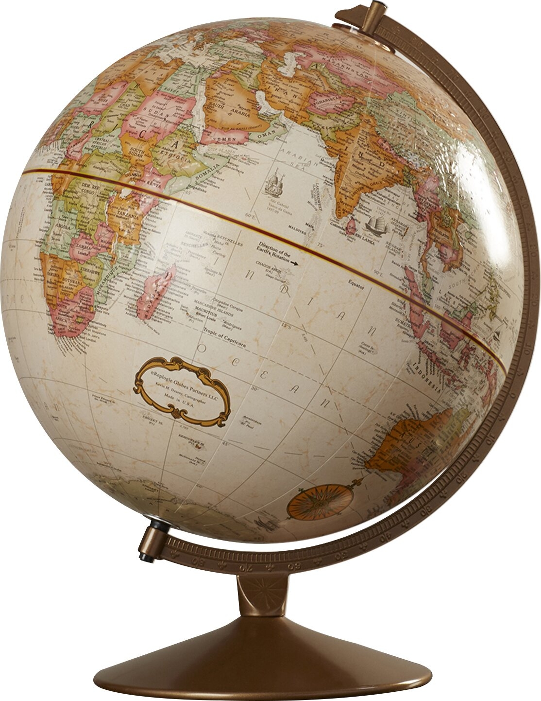 12'' Traditional Globe - Image 1