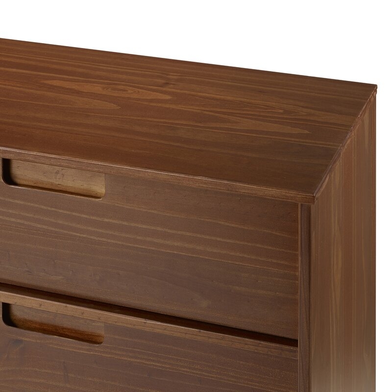 Cecille Groove 6 Drawer Double Dresser - Image 4