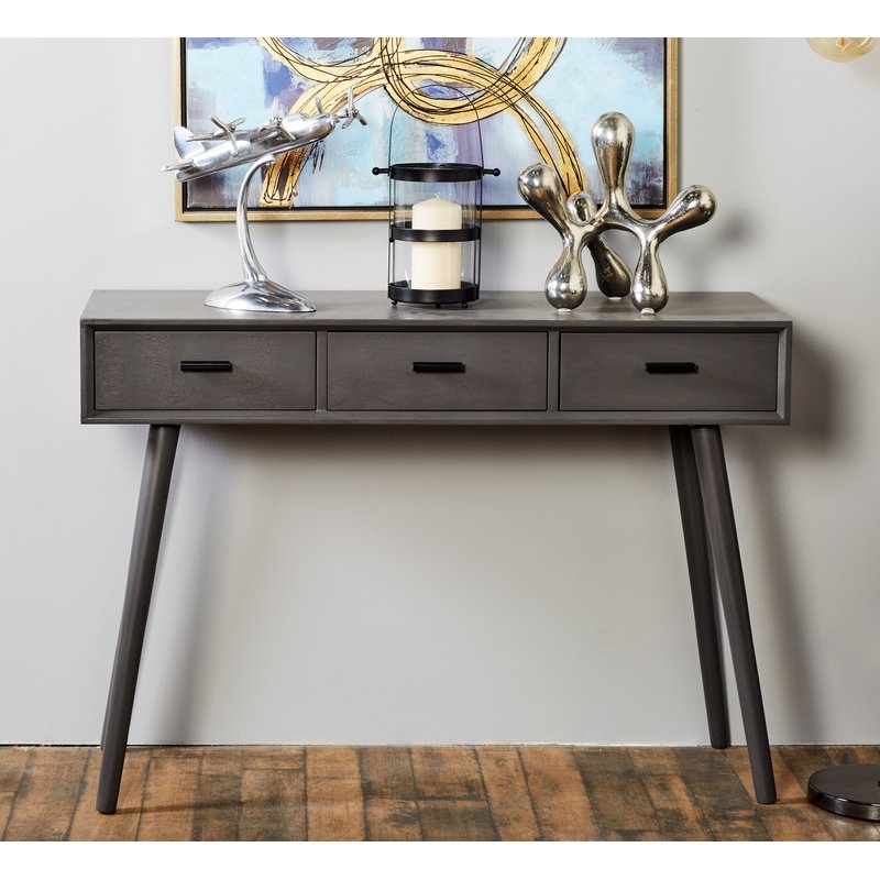 Wood Console Table - Image 1