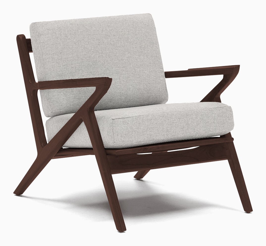 Soto Concave Arm Chair in Tussah Blizzard - Image 0