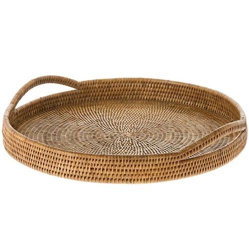 Telford Handwoven Round Serving Tray - Image 0