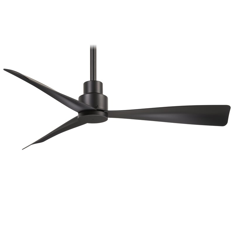 44" Simple 3 Blade Ceiling Fan with Remote - Image 0