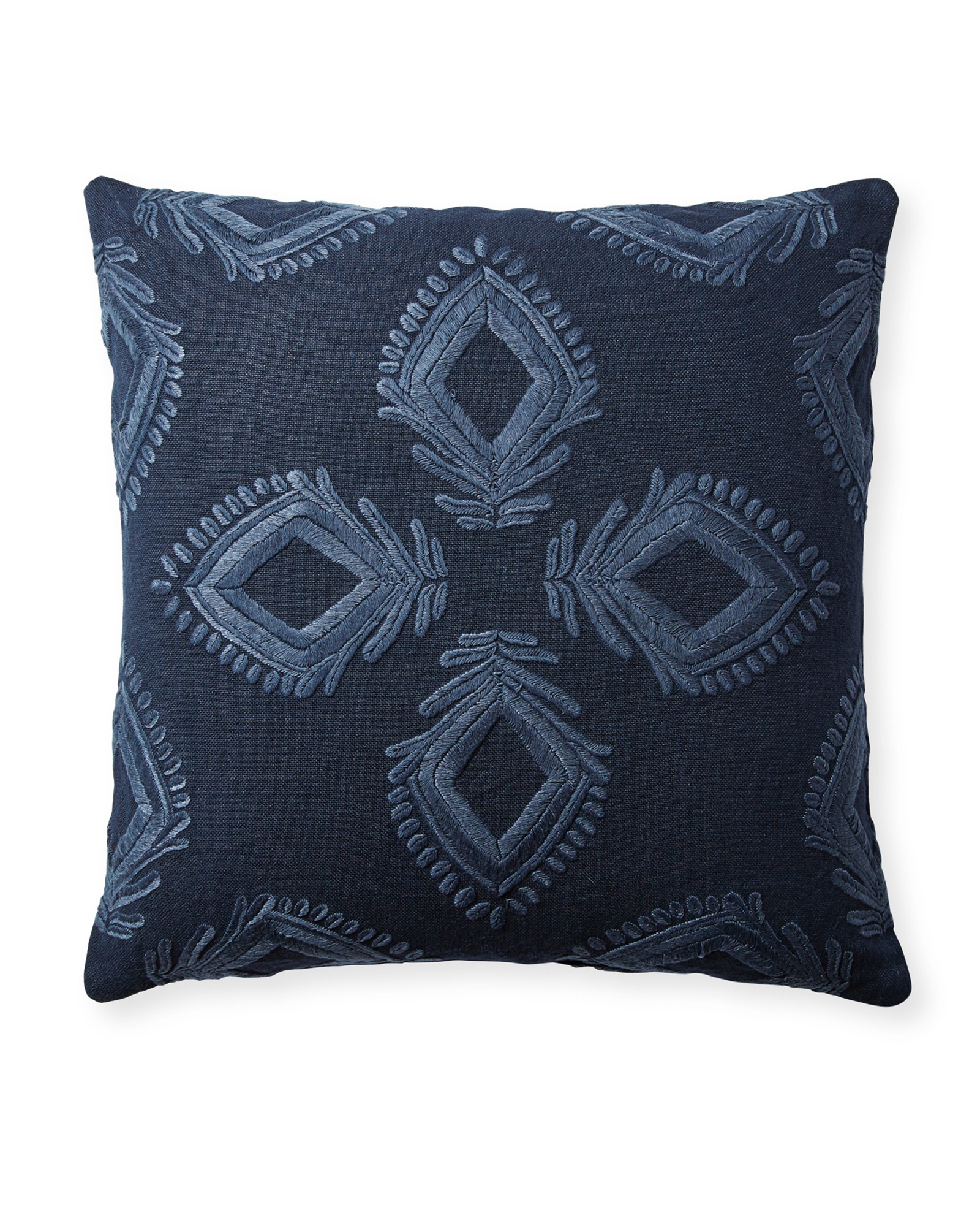 Leighton 24" SQ Pillow Cover - Midnight - Insert sold separately - Image 0