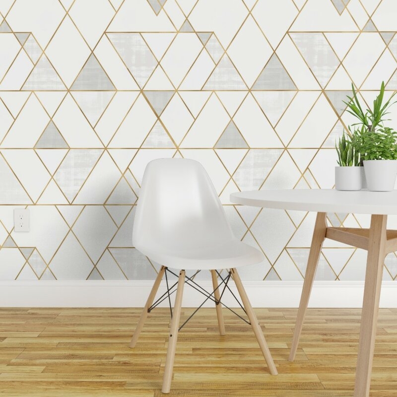 Clarkson Geometric Removable Peel and Stick Wallpaper Panel - 108" x 24" - Image 3