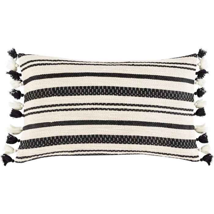 Rankins Cotton Striped Lumbar Pillow - Image 0