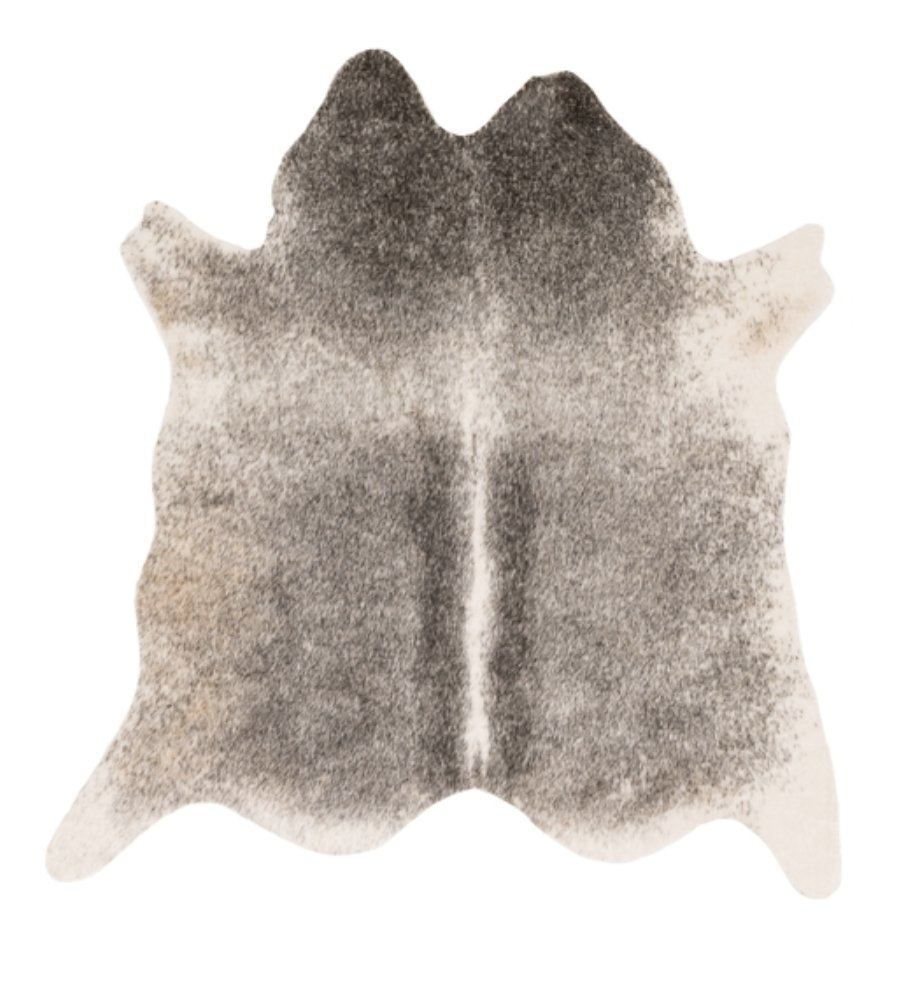 WINSLEY FAUX COWHIDE RUG, IVORY AND GRAY - Image 0