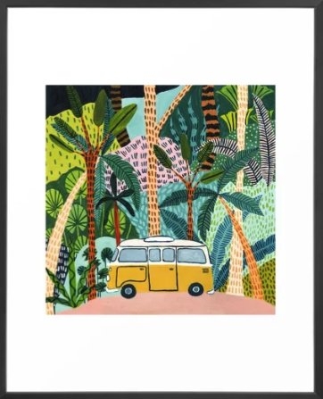 Jungle Camper Framed Art Print - Image 0