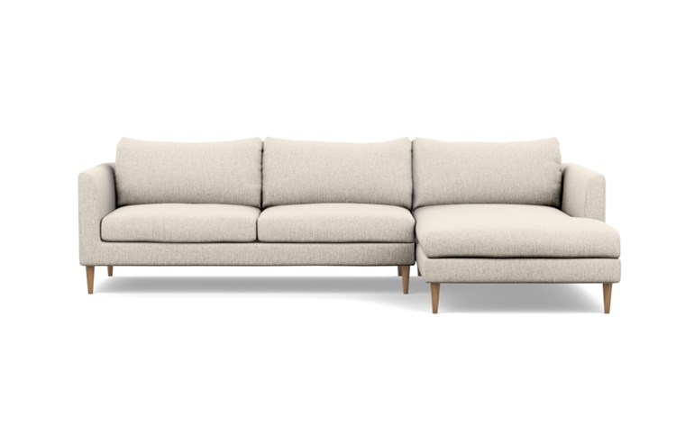 Owens Custom Sectional - 106" / Wheat / Round Tapered Leg - Image 0