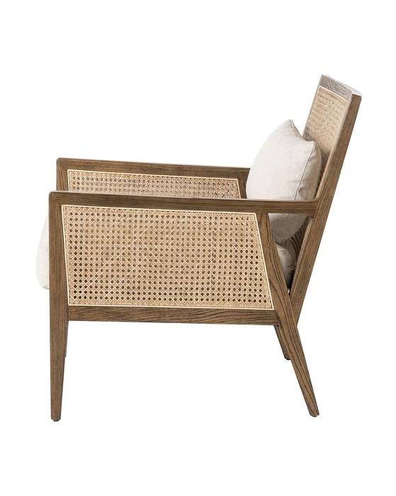 Landon Lounge Chair, Toasted Parawood - Image 1