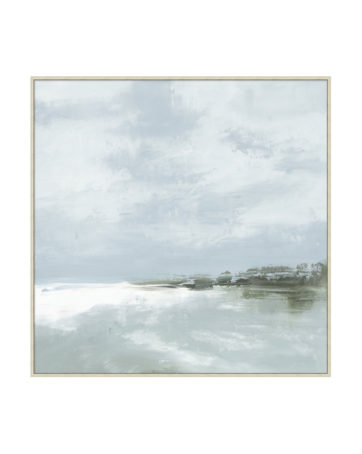 Coastal Rain Framed Art, 40.75" x 40.75" - Image 0