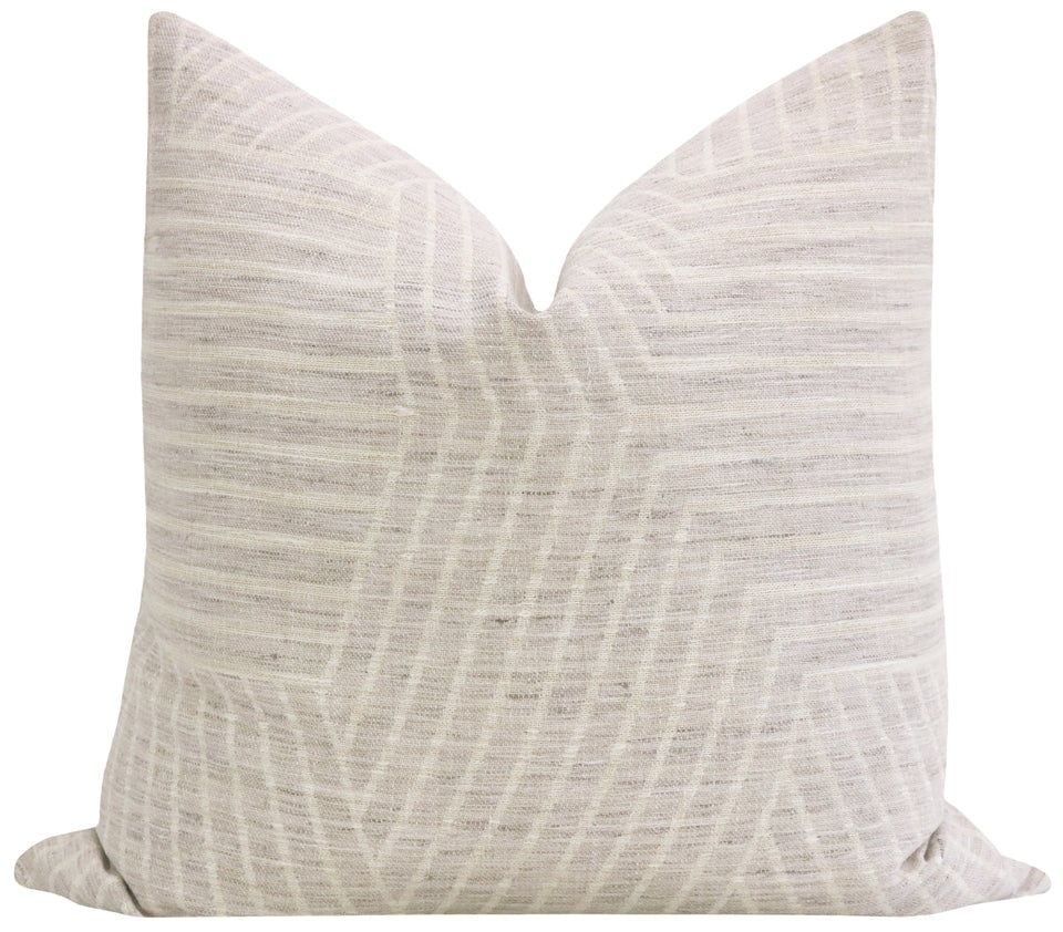 LABYRINTH LINEN // OYSTER - 14" X 36" - Image 0