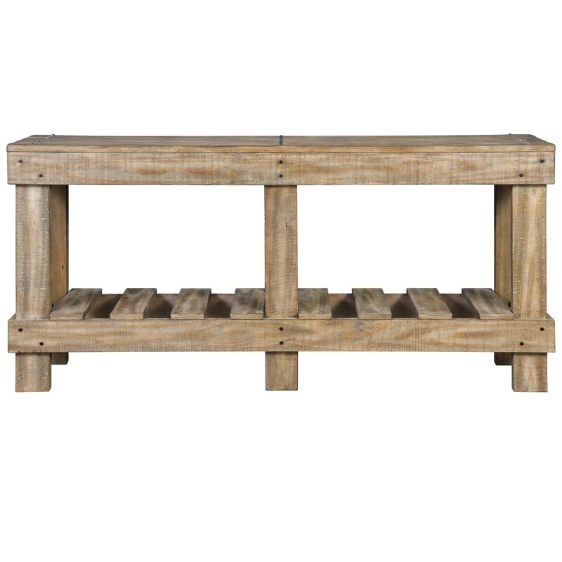 Dente 64" Solid Wood Console Table - Image 2