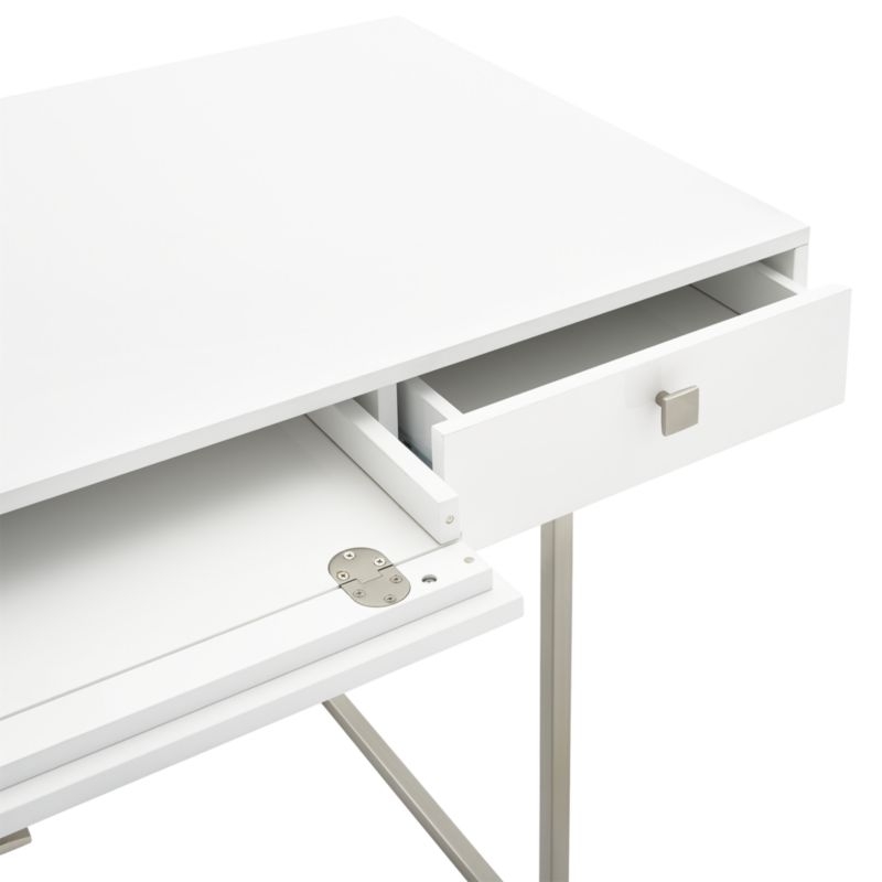 Avalon Hi-Gloss White Desk - Image 6