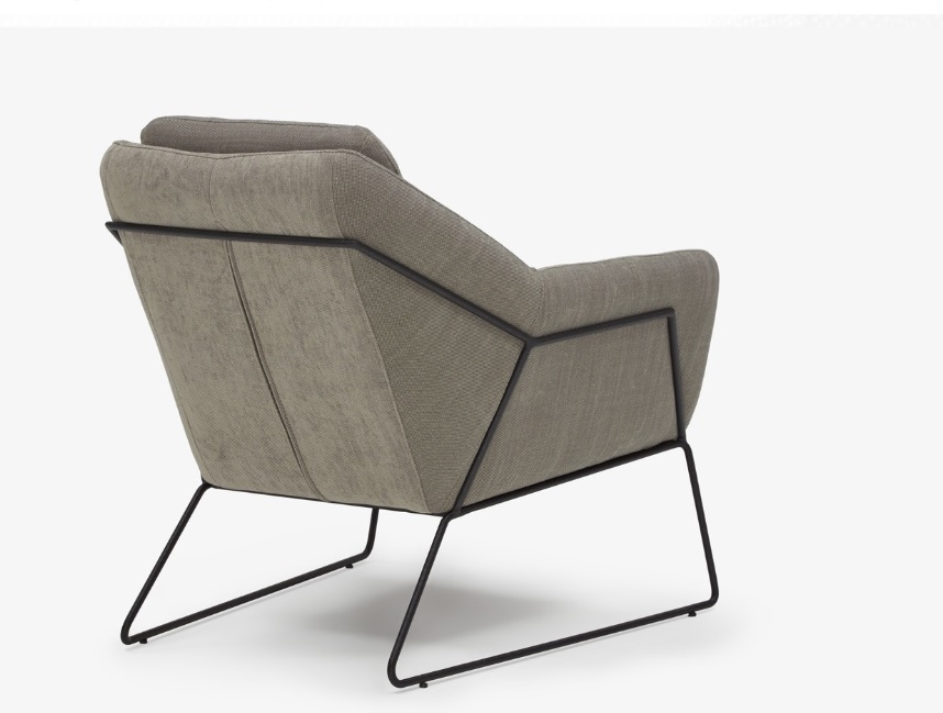 Ivo (Charcoal) Accent Chair - Image 1
