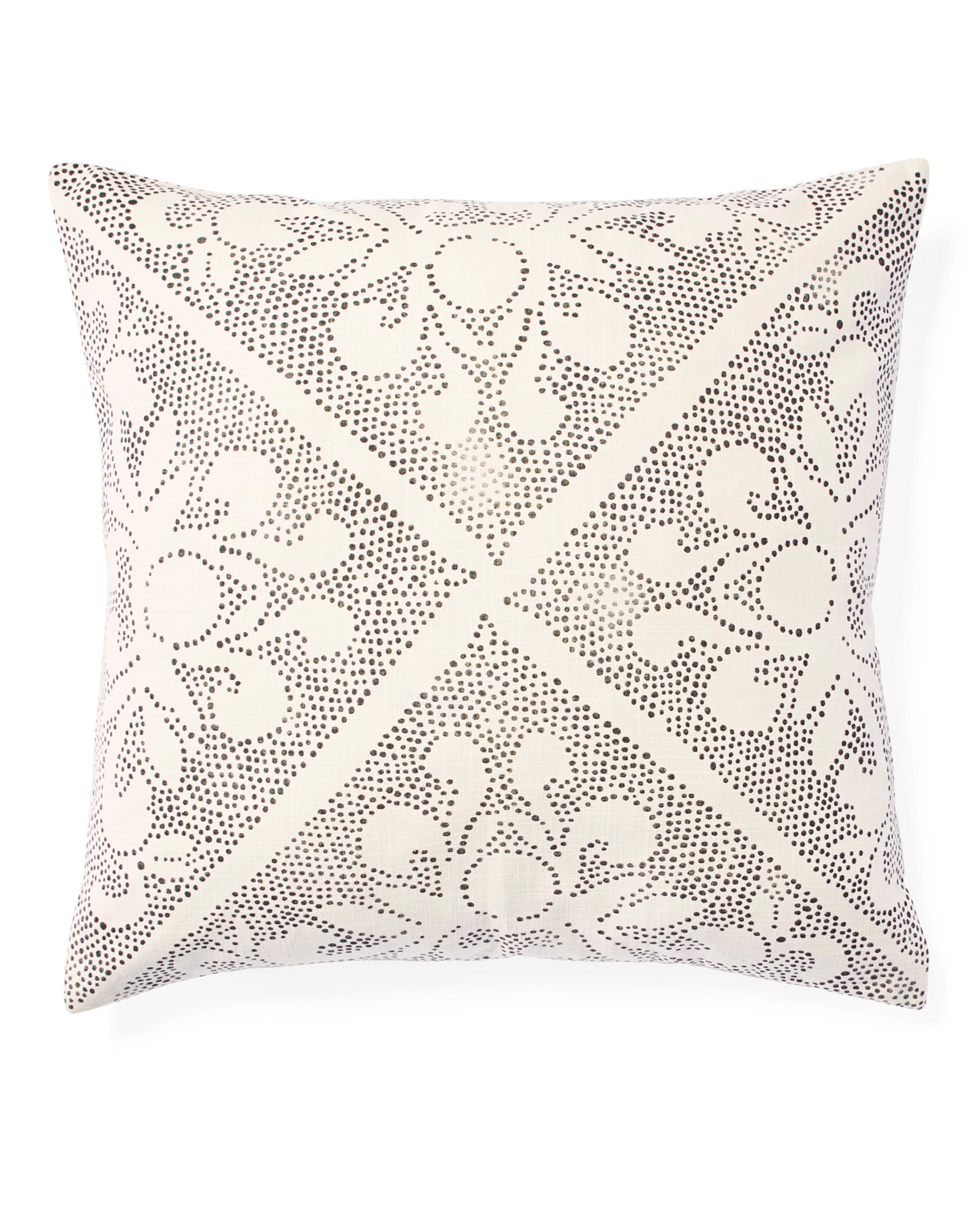 Camille Scroll 24"SQ. Pillow Cover - Ivory - Insert sold separately - Image 0