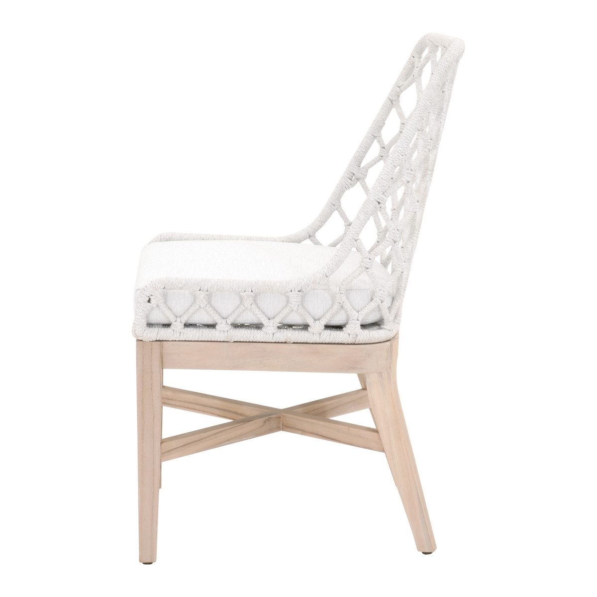 Lattis Dining Chair, White - Image 2