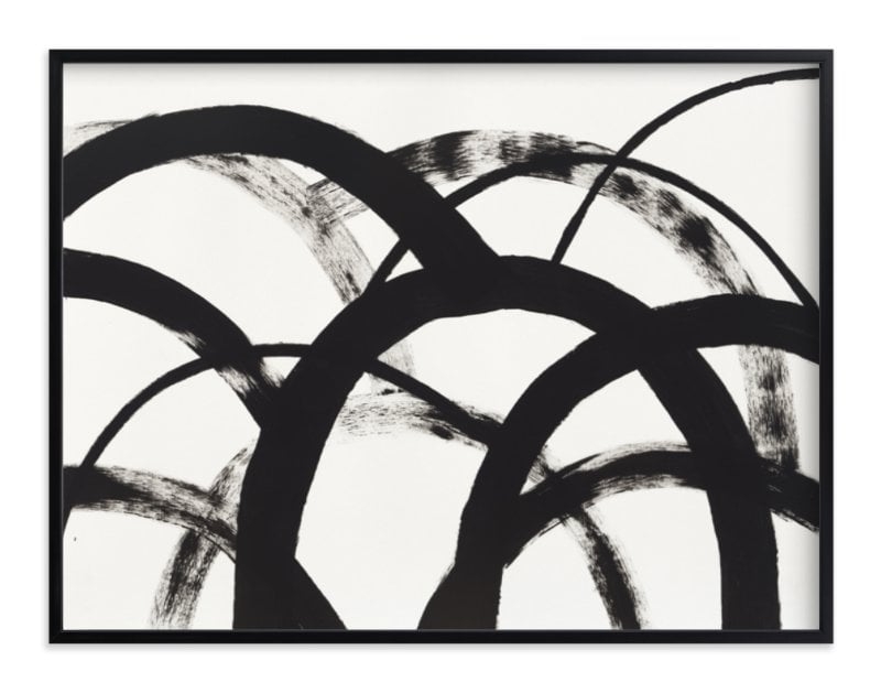 mountain shadows no. 2 - 40x30 - white wood frame - Image 0