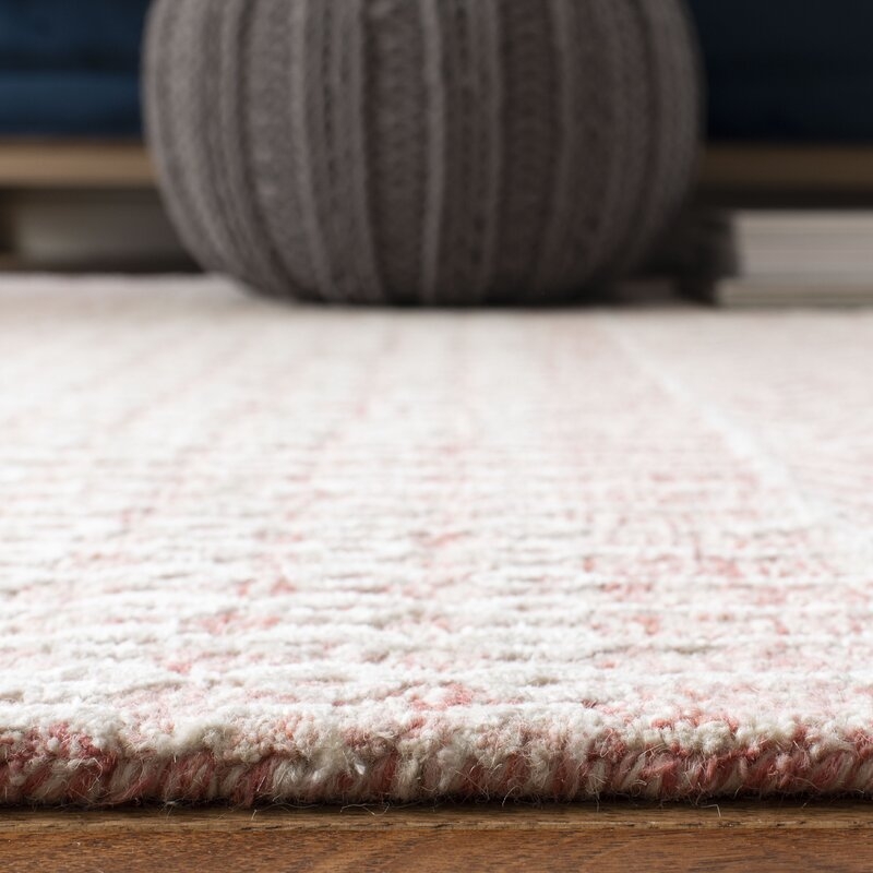 Stampley Light Pink Area Rug 6ft x 6ft - Image 3