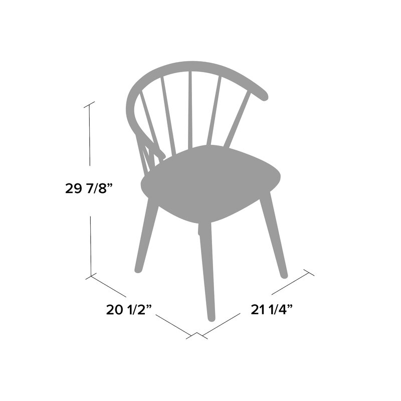 Sheffield Solid Wood Windsor Back Arm Chair (Set of 2) - Image 3