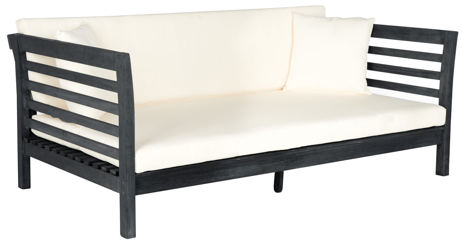 Bodine 72.83" Wide Patio Daybed with Cushions - Image 0