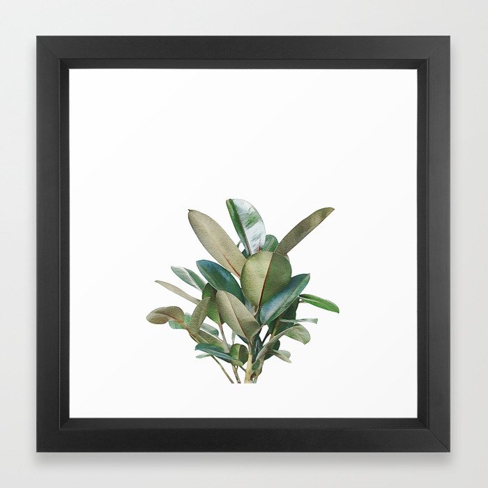 Green Bush Framed Art Print - Image 0