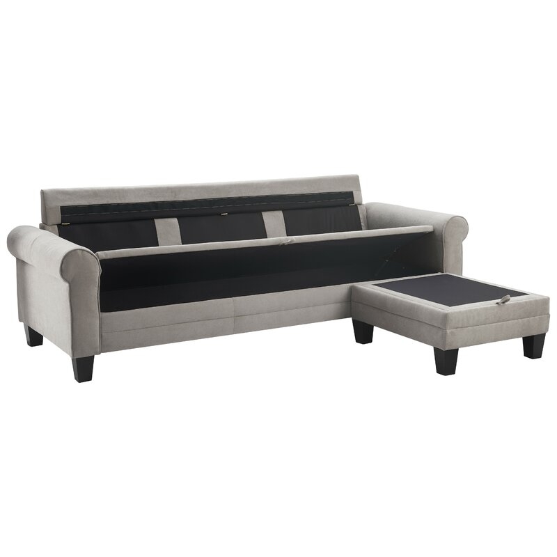 Copenhagen Reversible Sectional with Ottoman - Image 1