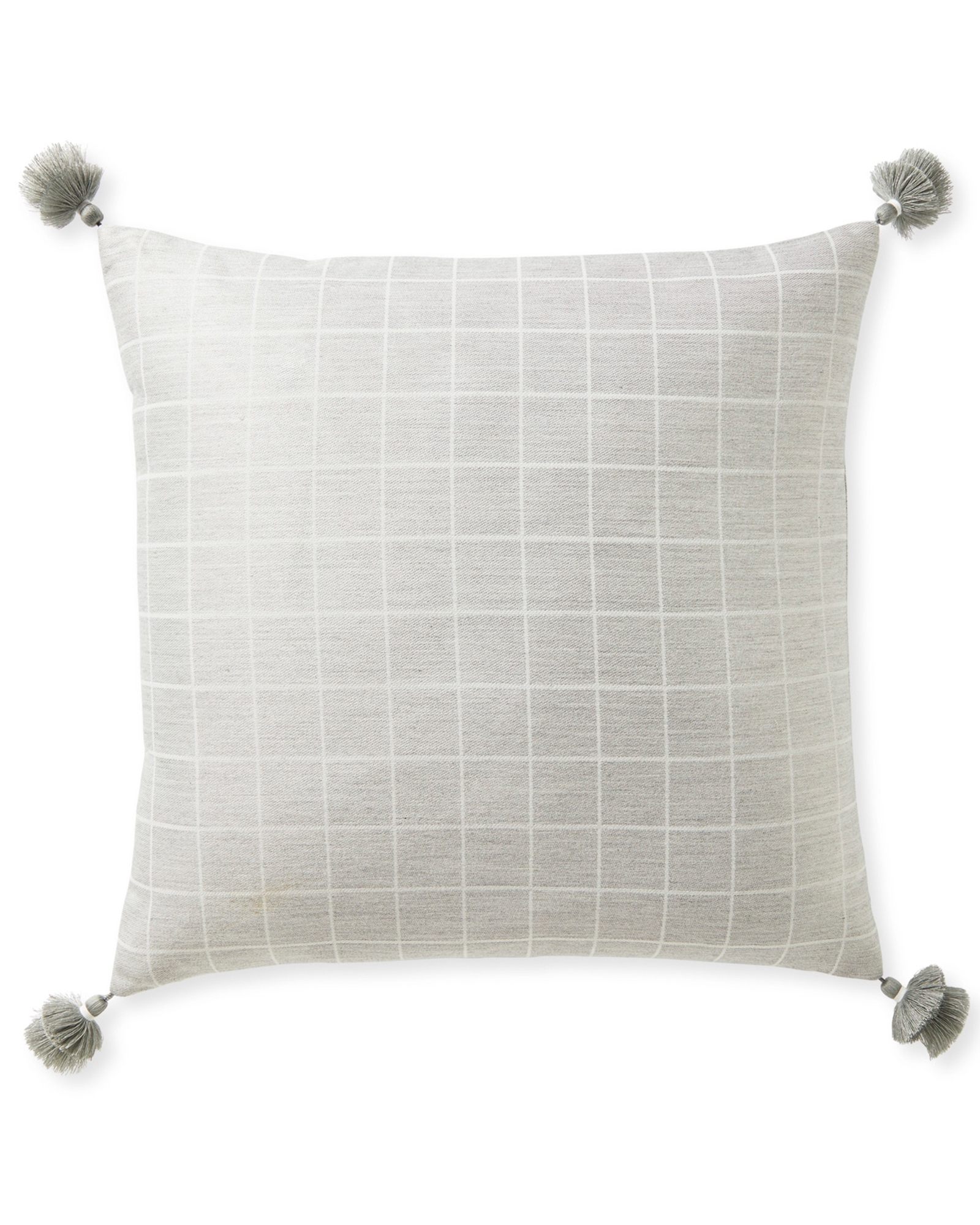Mayne Pillow Cover, 24" Sq. Fog - Image 0