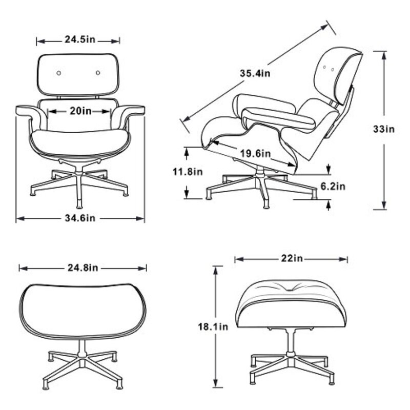 Gladeview Swivel Lounge Chair and Ottoman - Image 2
