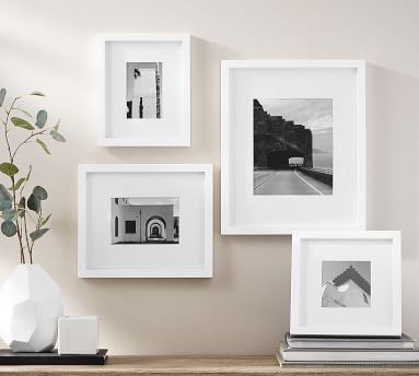 Wood Gallery Single Opening Frame, Set Of 3 - Gray - Image 2