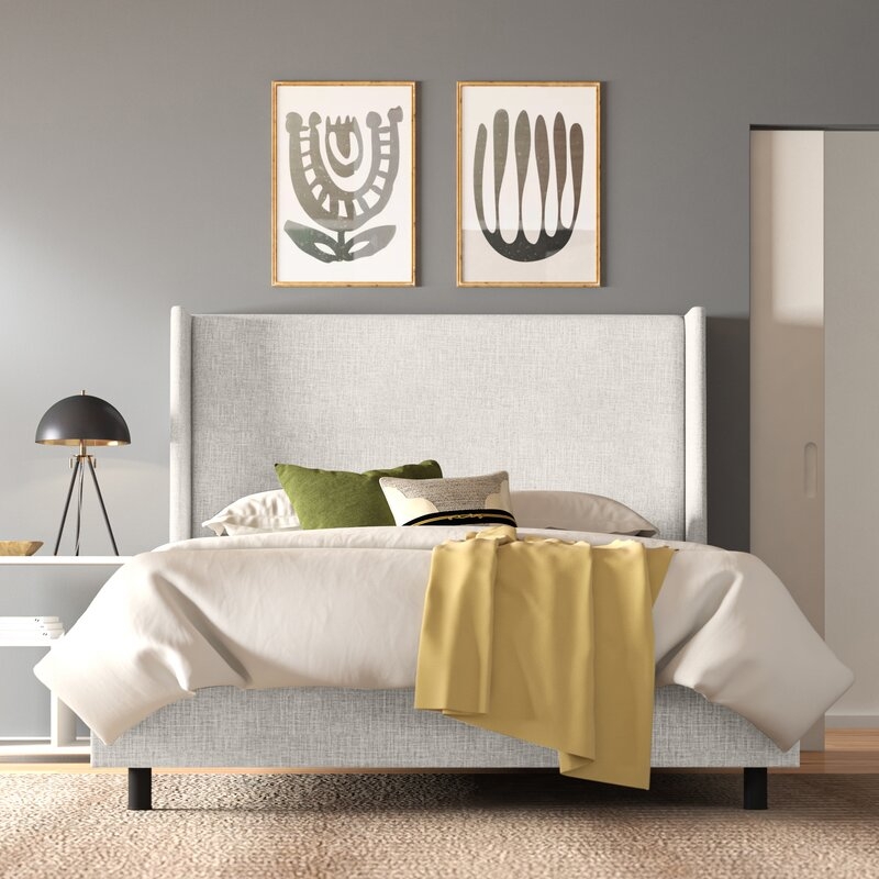Hadley Upholstered Panel Bed - Image 1