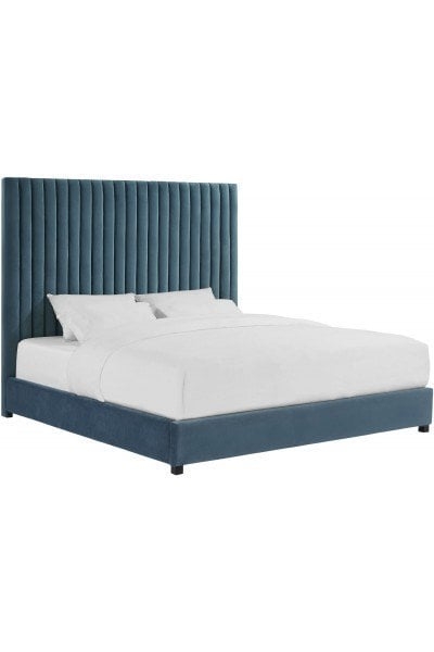Arabelle Sea Blue Bed in Queen - Image 0