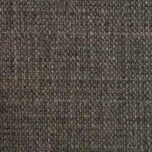 Vera Round Ottoman Fabric: Thunder Polyester - Image 1