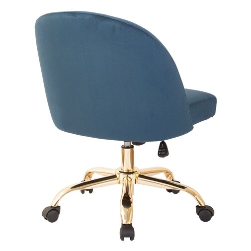 Ave Six Mid-Back Task Chair in Azure - Image 4