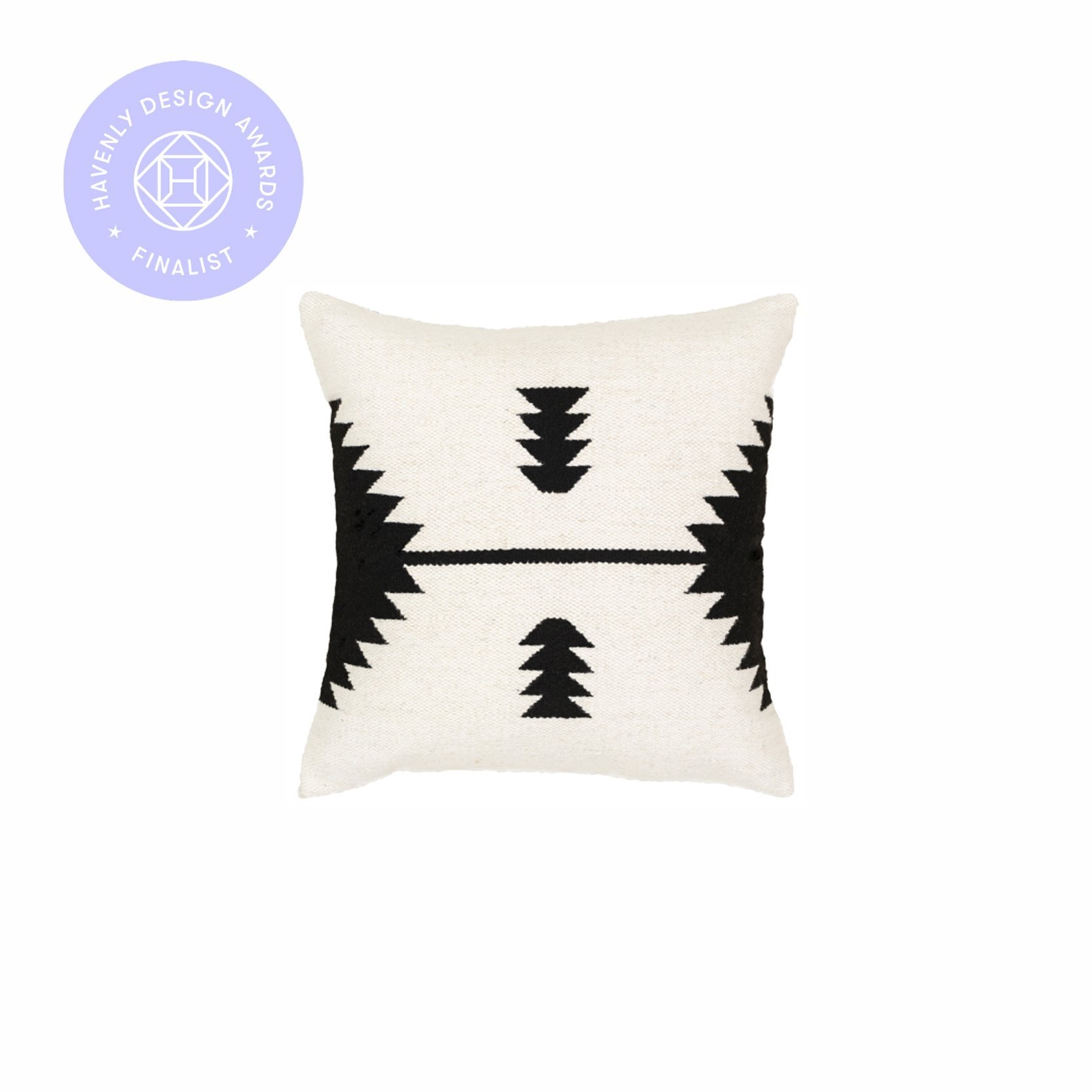 Shiprock Throw Pillow, 20" x 20", with down insert - Image 0