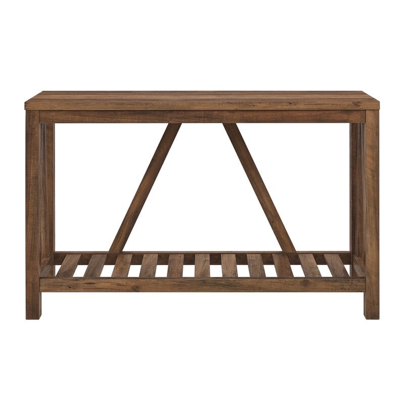 Offerman Console Table, Reclaimed Barnwood, 52" - Image 0