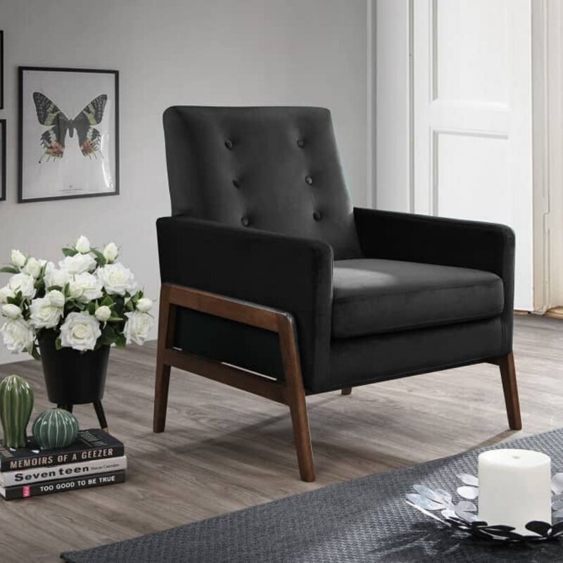 Advika 66.04Cm Wide Polyester Armchair - Image 0