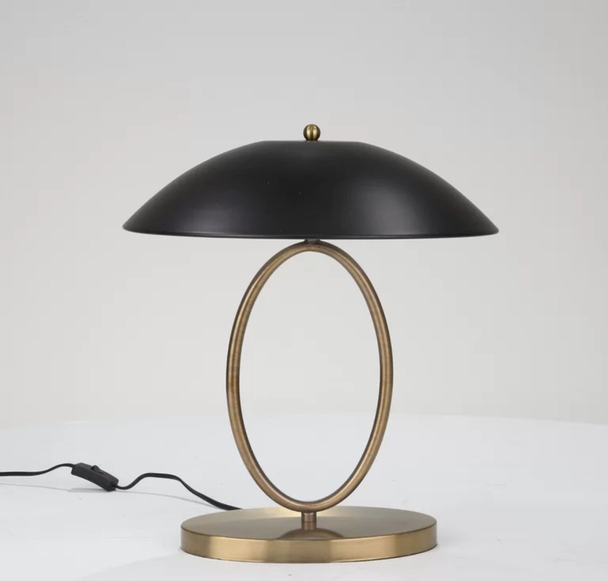 Woodway Metal Open Oval 19" Desk Lamp - Image 0