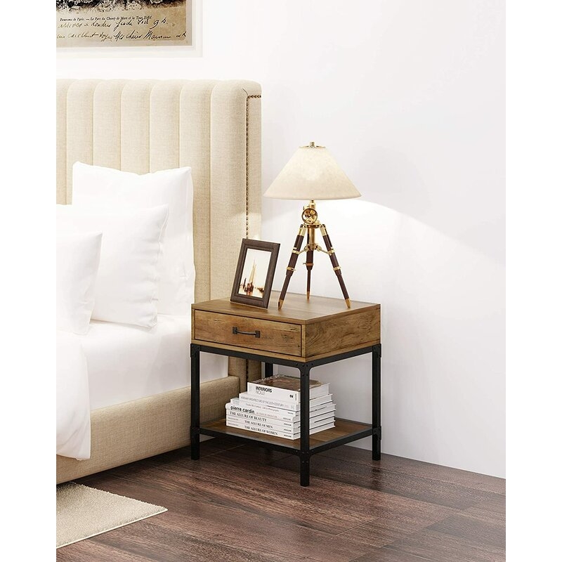Deena End Table with Storage - Image 1