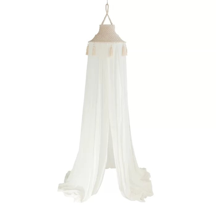Chasteen Cotton Macrama Bed Canopy - Image 1