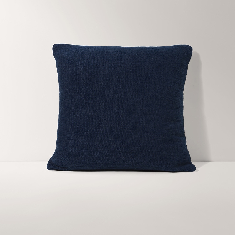 Essential Navy Square Pillow Cover in Mixed - Image 0