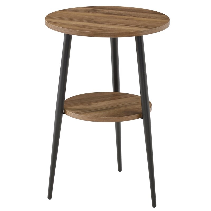 Melantha Round 2-Tier End Table - Image 1