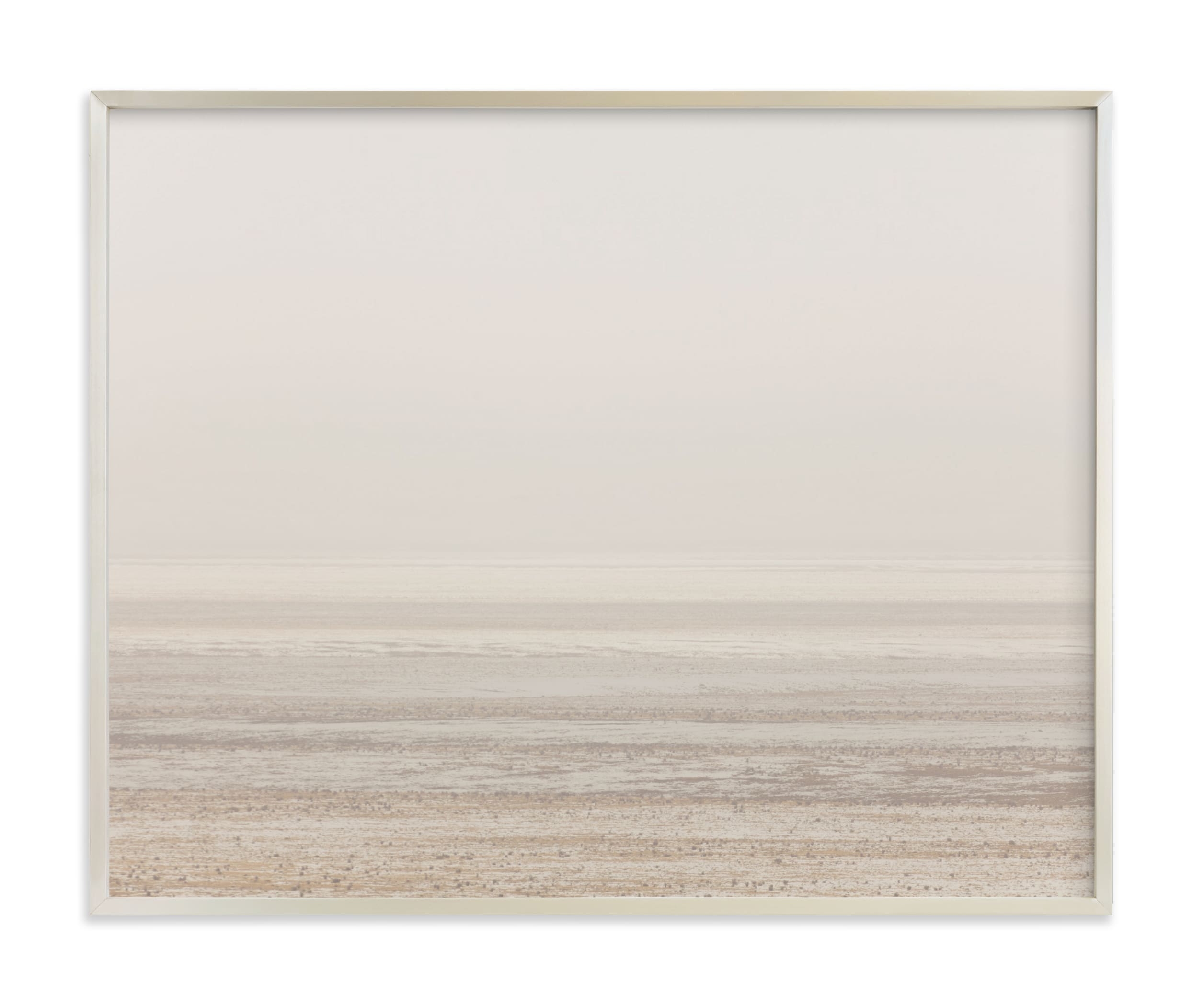 Patagonian Winter - 30" x 24" - champagne silver - Image 0