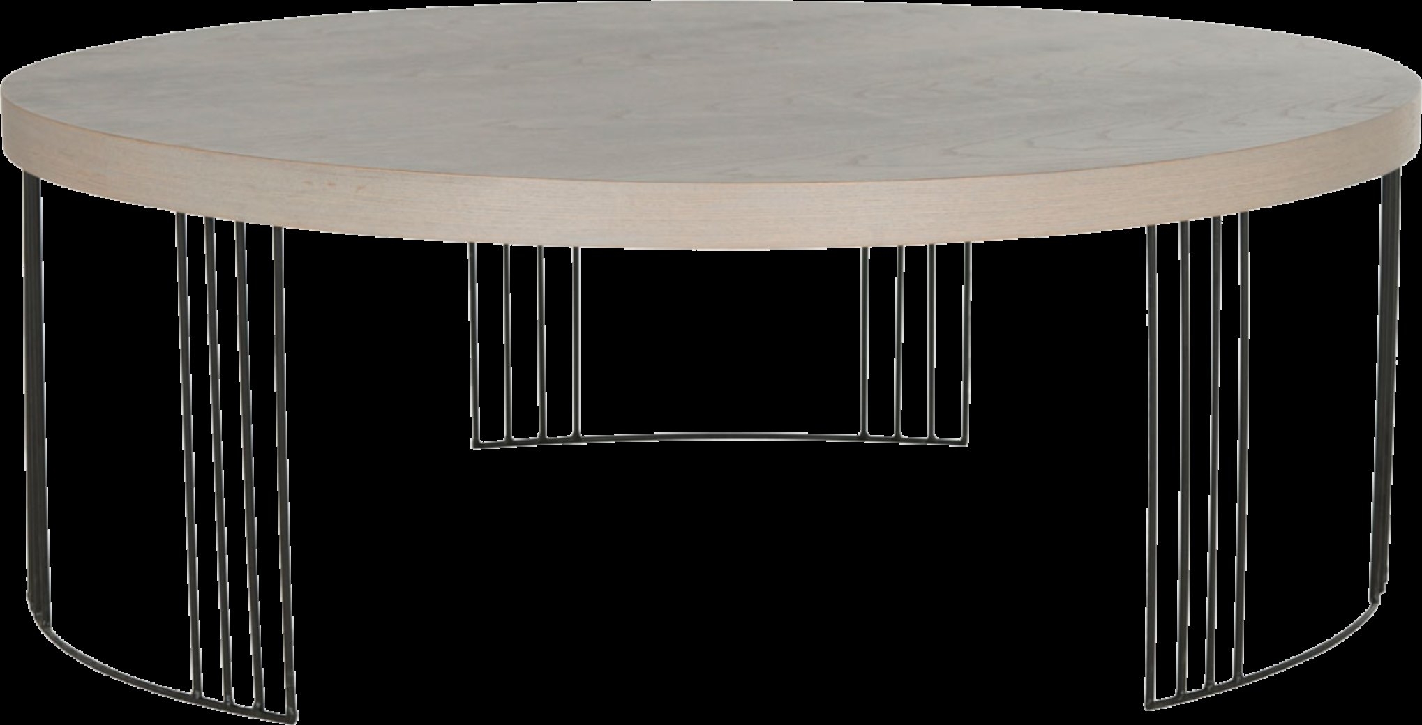 Keelin Mid Century Scandinavian Wood Coffee Table - Grey/Black - Arlo Home - Image 3