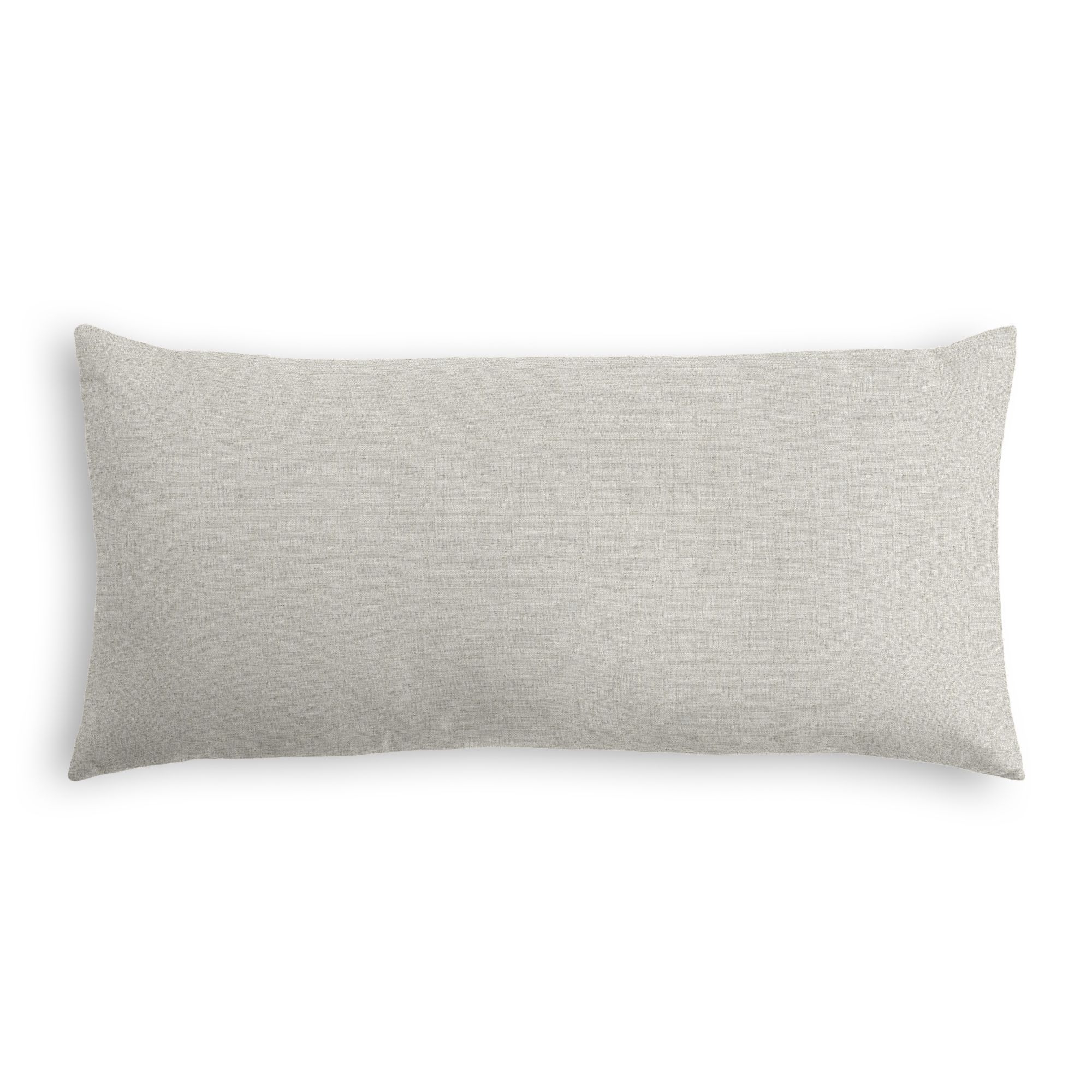 Classic Linen Lumbar Pillow, Sandy Tan, 18" x 12" - Image 0