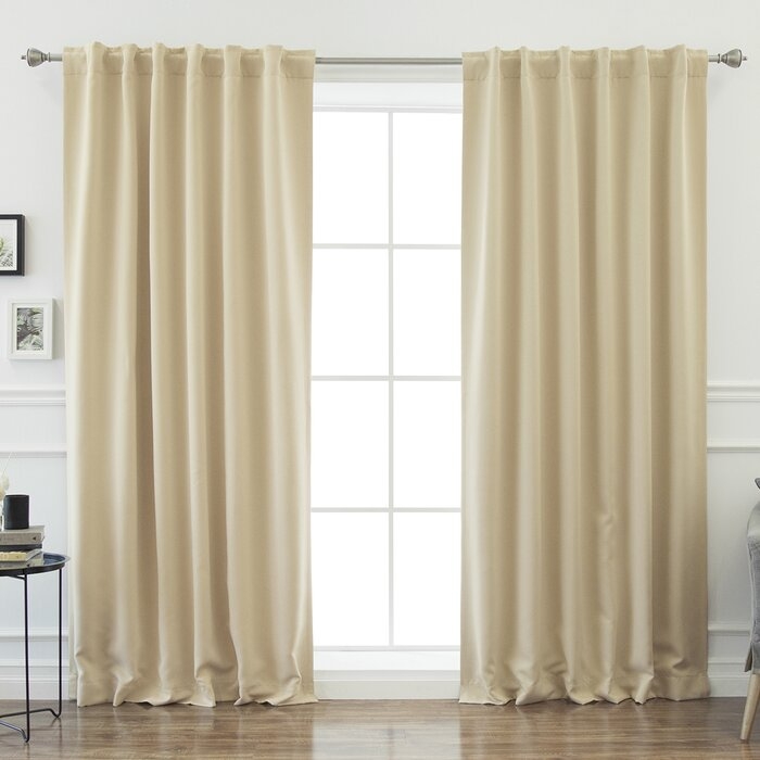 Sweetwater Room Darkening Solid Thermal Curtain Panels (Set of 2) - Image 0