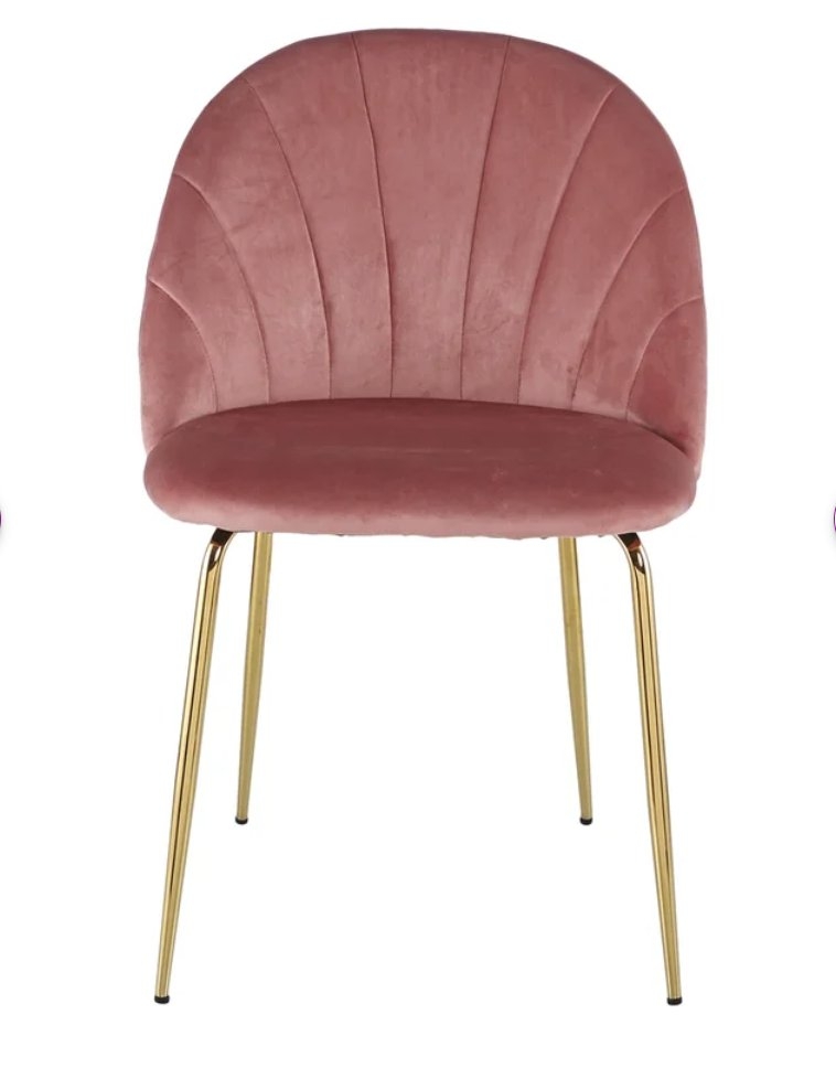 Marame Velvet Upholstered Side Chair - Image 2