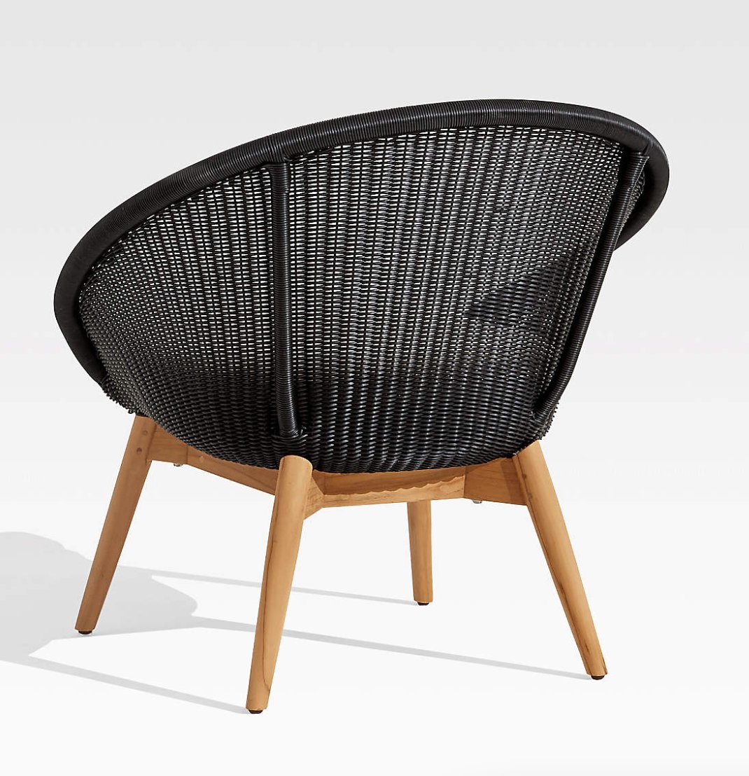 Loon Black Outdoor Lounge Chair - Image 1