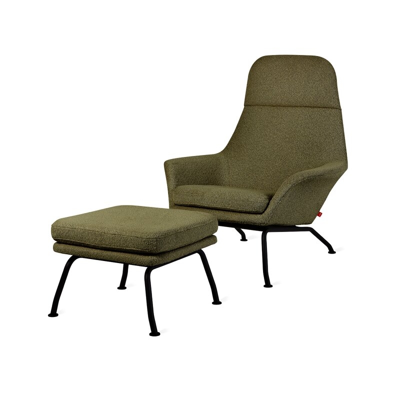 Gus* Modern Tallinn Chair and Ottoman - Image 0